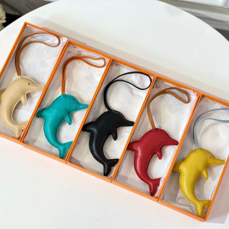 designer,replica,clothing,fake,1:1,lv,luxury,high quality 23/Hermes Dolphin Shaped Bag Pendant