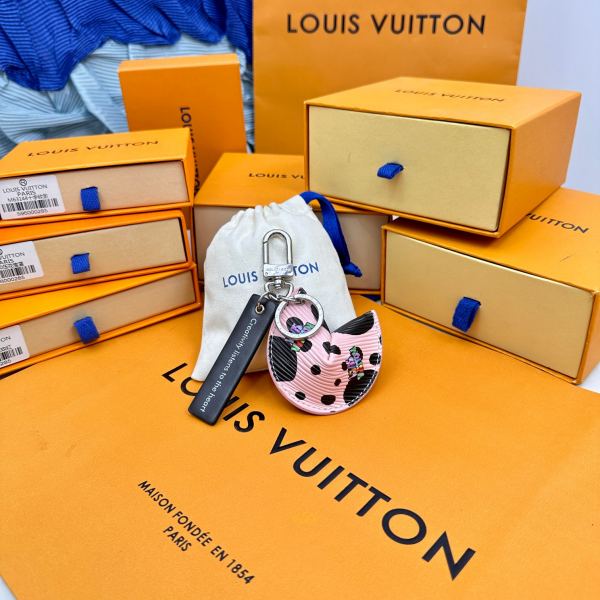 designer,replica,clothing,fake,1:1,lv,luxury,high quality 23/L* Fortune Cookie Bag Hanging Keychain