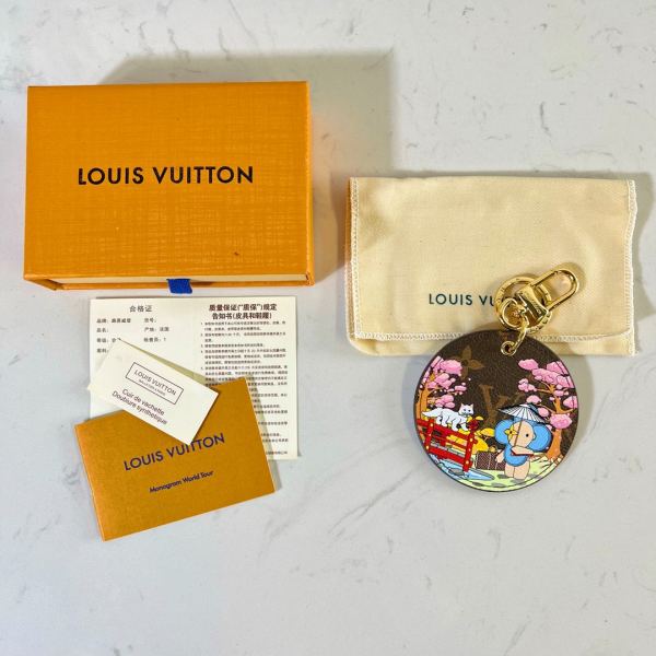 designer,replica,clothing,fake,1:1,lv,luxury,high quality 23/L* medal pendant keychain/M00499