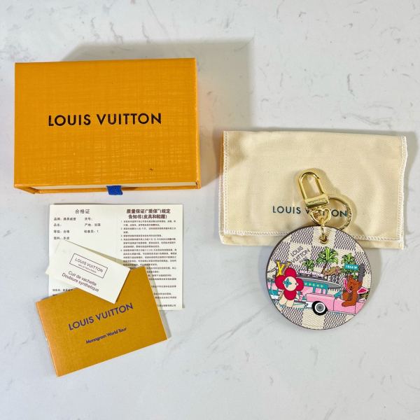 designer,replica,clothing,fake,1:1,lv,luxury,high quality 23/L* medal pendant keychain/M00502