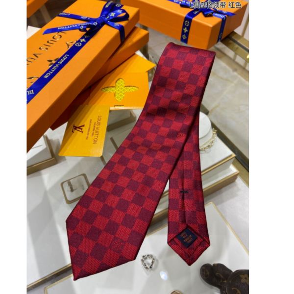 designer,replica,clothing,fake,1:1,lv,luxury,high quality 23/L* checkerboard tie
