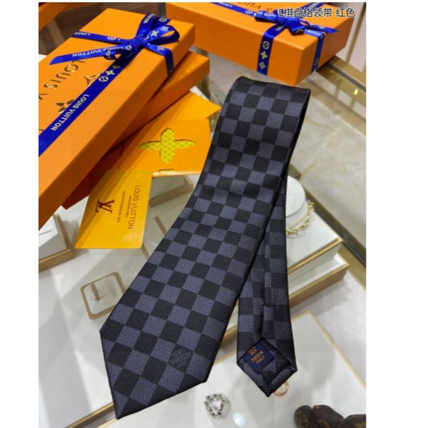designer,replica,clothing,fake,1:1,lv,luxury,high quality 23/L* checkerboard tie