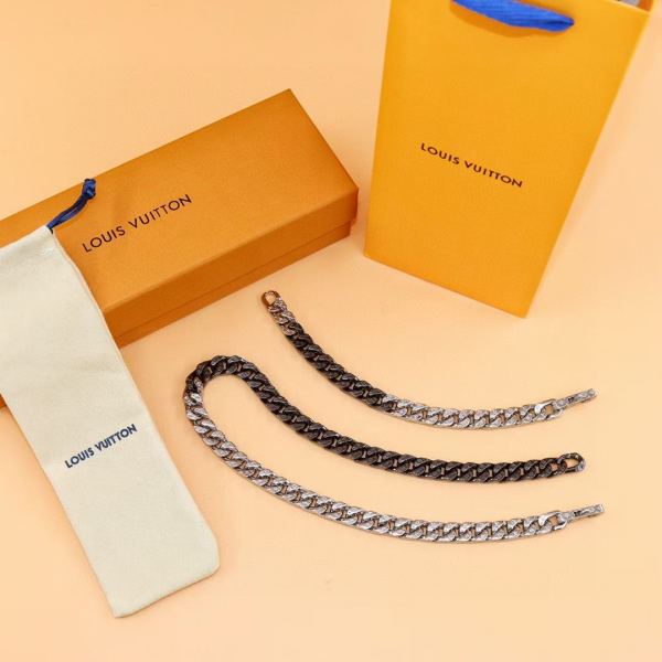 designer,replica,clothing,fake,1:1,lv,luxury,high quality 23/L* Chain Links Necklace