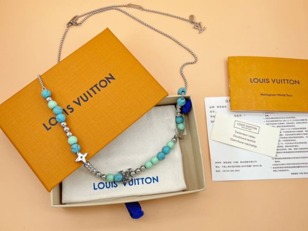 designer,replica,clothing,fake,1:1,lv,luxury,high quality 23/L* Beaded Necklace