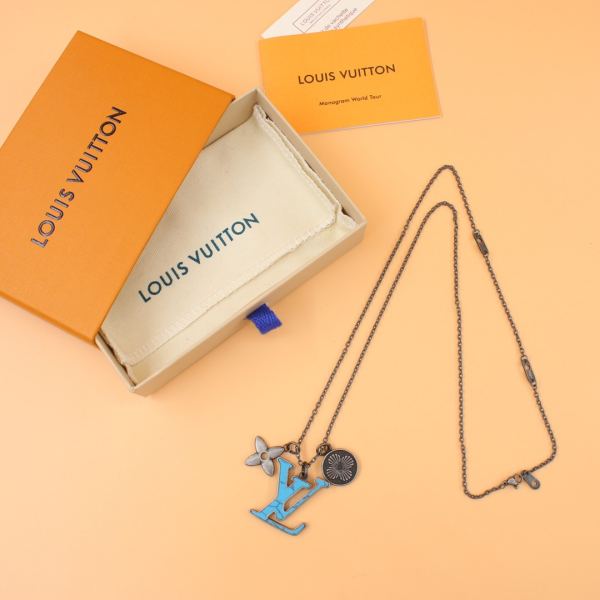designer,replica,clothing,fake,1:1,lv,luxury,high quality 23/L* Turquoise Necklace