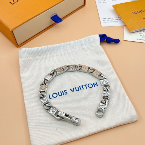 designer,replica,clothing,fake,1:1,lv,luxury,high quality 23/L* nameplate mosaic bracelet/19cm*21cm