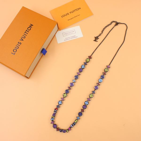 designer,replica,clothing,fake,1:1,lv,luxury,high quality 23/L* necklace