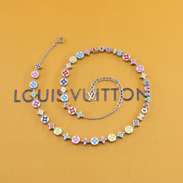 designer,replica,clothing,fake,1:1,lv,luxury,high quality 23/L* Monogram Party Necklace