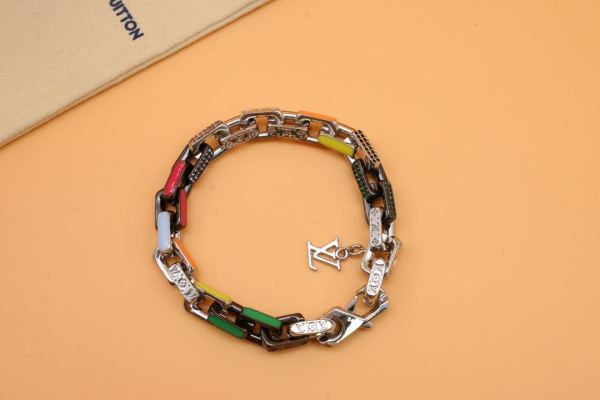 designer,replica,clothing,fake,1:1,lv,luxury,high quality 23/L* Bamboo Colored Diamond Bracelet