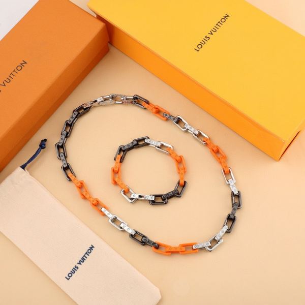 designer,replica,clothing,fake,1:1,lv,luxury,high quality 23/L* Bamboo Monogram Chain Necklace