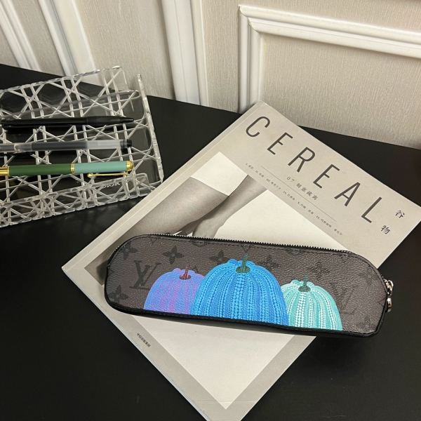 designer,replica,clothing,fake,1:1,lv,luxury,high quality 23/L* ELIZABETH pencil case/22*6*6cm