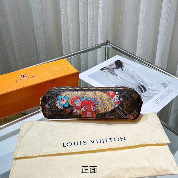 designer,replica,clothing,fake,1:1,lv,luxury,high quality 23/L* ELIZABETH pencil case/22*6*6cm