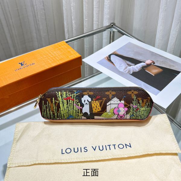 designer,replica,clothing,fake,1:1,lv,luxury,high quality 23/L* ELIZABETH pencil case/22*6*6cm
