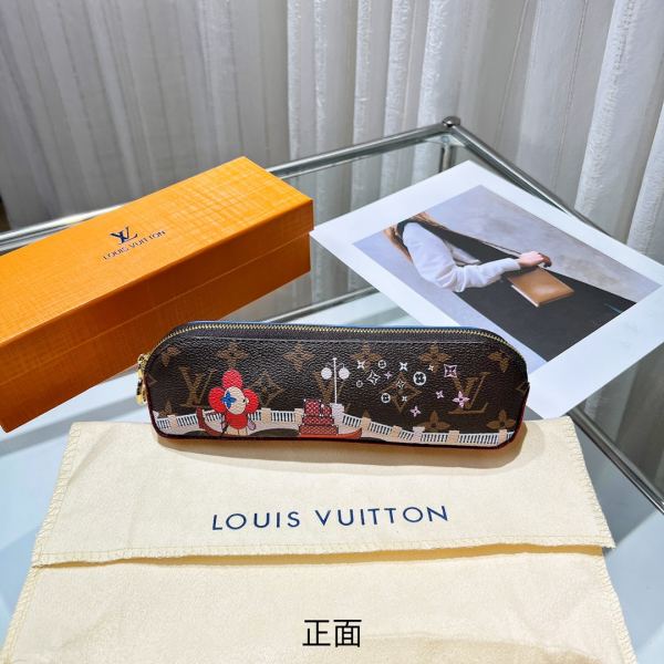 designer,replica,clothing,fake,1:1,lv,luxury,high quality 23/L* ELIZABETH pencil case/22*6*6cm