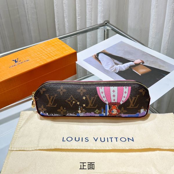 designer,replica,clothing,fake,1:1,lv,luxury,high quality 23/L* ELIZABETH pencil case/22*6*6cm