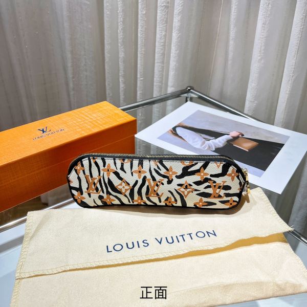 designer,replica,clothing,fake,1:1,lv,luxury,high quality 23/L* ELIZABETH pencil case/22*6*6cm