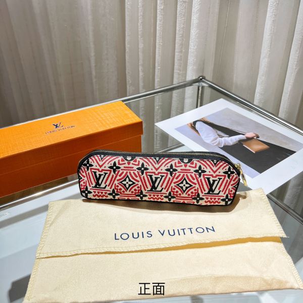 designer,replica,clothing,fake,1:1,lv,luxury,high quality 23/L* ELIZABETH pencil case/22*6*6cm