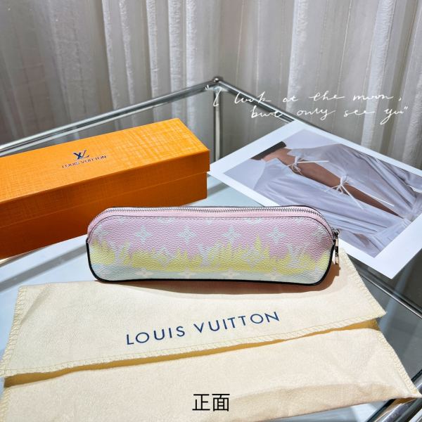 designer,replica,clothing,fake,1:1,lv,luxury,high quality 23/L* ELIZABETH pencil case/22*6*6cm