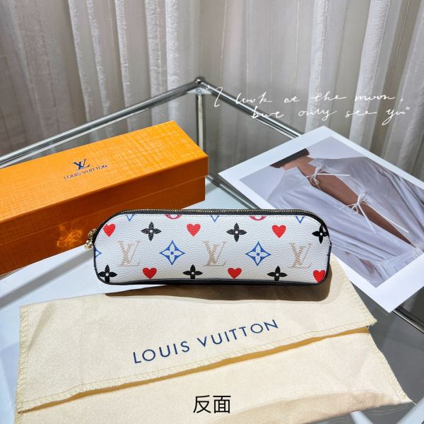 designer,replica,clothing,fake,1:1,lv,luxury,high quality 23/L* ELIZABETH pencil case/22*6*6cm