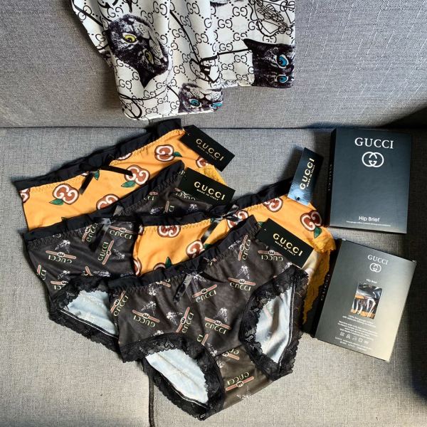 designer,replica,clothing,fake,1:1,lv,luxury,high quality 【4pcs】Gucci’s new goddess must-have ultra-thin mesh women’s underwear