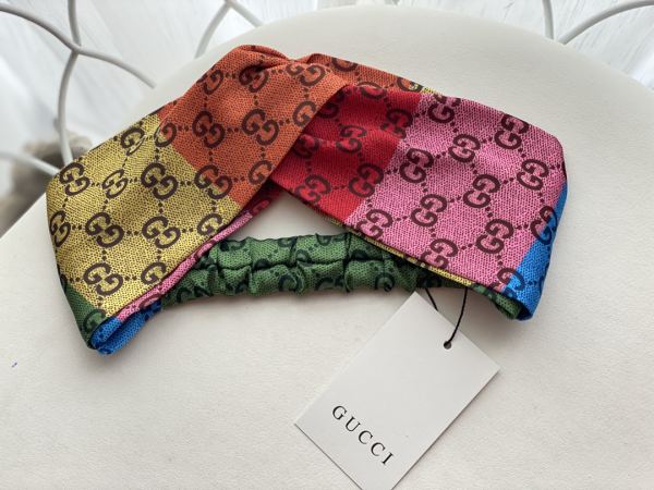 designer,replica,clothing,fake,1:1,lv,luxury,high quality 【1pcs 】Gucci’s new rainbow satin headband