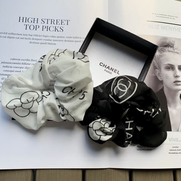 designer,replica,clothing,fake,1:1,lv,luxury,high quality 【2pcs 】 C* camellia style fashion hair tie