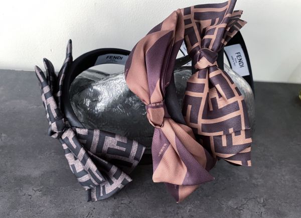 designer,replica,clothing,fake,1:1,lv,luxury,high quality 【1pcs 】Fendi Multi-Layer Bow Knot Sponge Headband