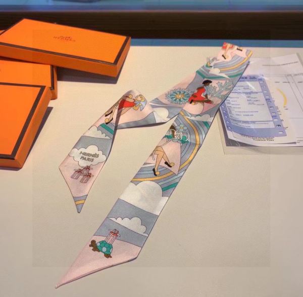 designer,replica,clothing,fake,1:1,lv,luxury,high quality 23/Hermes twill silk ribbon/5x86cm