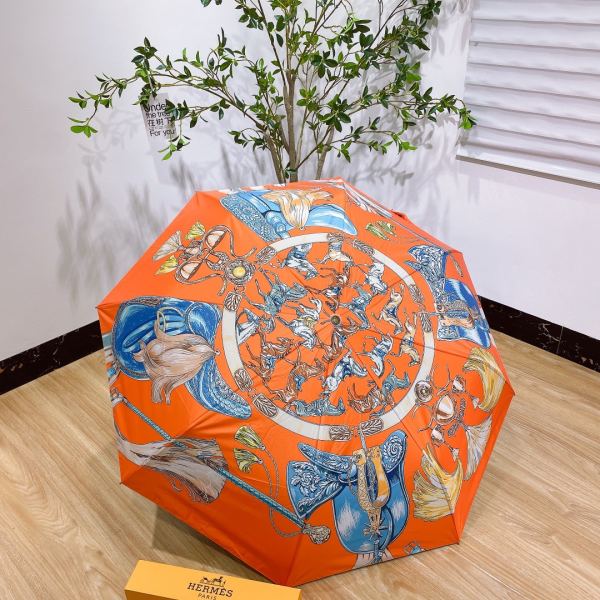 designer,replica,clothing,fake,1:1,lv,luxury,high quality Hermes counter summer new automatic folding umbrella