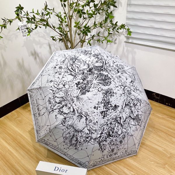 designer,replica,clothing,fake,1:1,lv,luxury,high quality Dior counter summer new automatic folding sunny umbrella