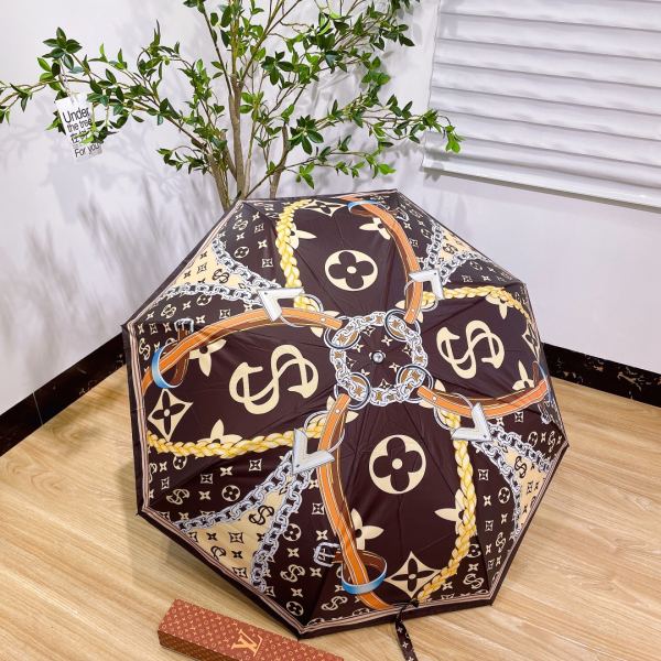 designer,replica,clothing,fake,1:1,lv,luxury,high quality L* counter summer new automatic folding umbrella