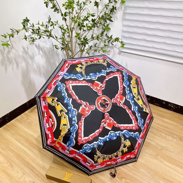 designer,replica,clothing,fake,1:1,lv,luxury,high quality L* counter summer new automatic folding umbrella