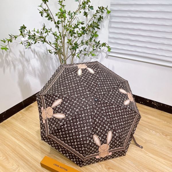 designer,replica,clothing,fake,1:1,lv,luxury,high quality L* counter summer new automatic folding umbrella