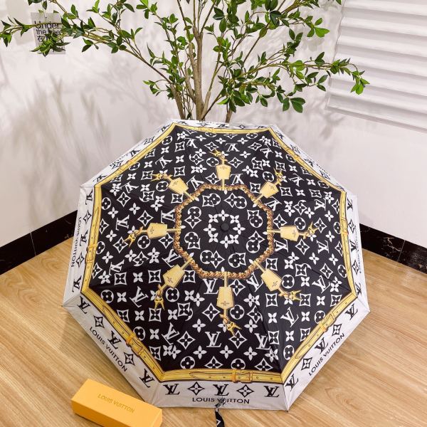 designer,replica,clothing,fake,1:1,lv,luxury,high quality L* counter summer new automatic folding umbrella