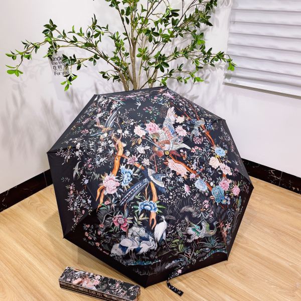 designer,replica,clothing,fake,1:1,lv,luxury,high quality Dior counter summer new automatic folding sunny umbrella