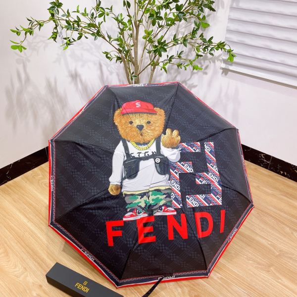designer,replica,clothing,fake,1:1,lv,luxury,high quality Fendi counter summer new automatic folding umbrella