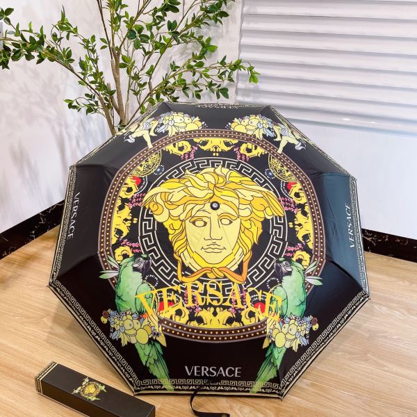 designer,replica,clothing,fake,1:1,lv,luxury,high quality VERSACE counter summer new automatic folding sunny umbrella