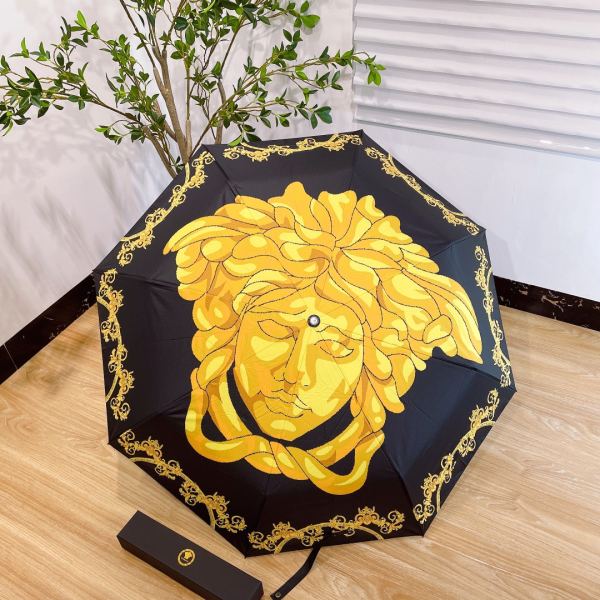 designer,replica,clothing,fake,1:1,lv,luxury,high quality VERSACE counter summer new automatic folding sunny umbrella