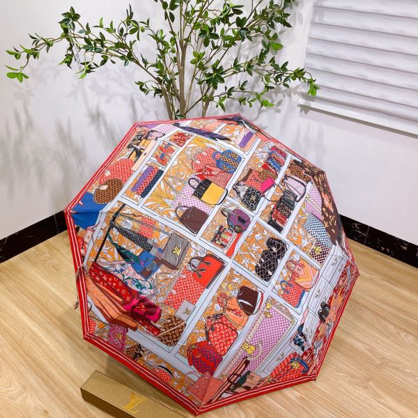 designer,replica,clothing,fake,1:1,lv,luxury,high quality L* counter summer new automatic folding umbrella