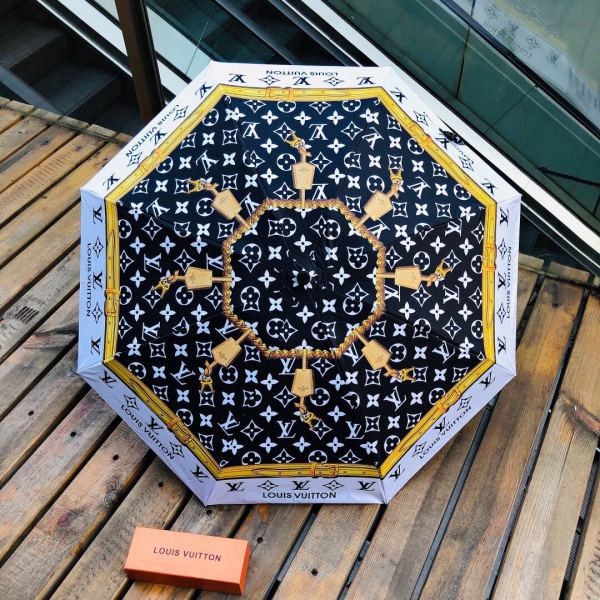 designer,replica,clothing,fake,1:1,lv,luxury,high quality L* counter summer new automatic folding umbrella