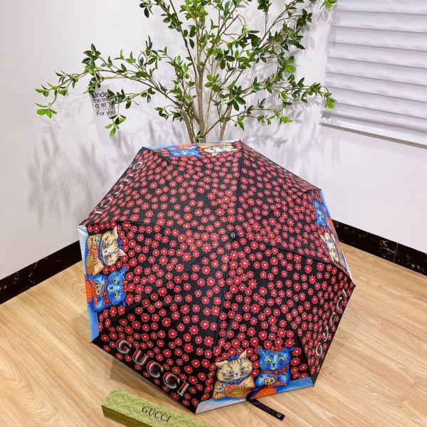 designer,replica,clothing,fake,1:1,lv,luxury,high quality Gucci counter summer new automatic folding umbrella