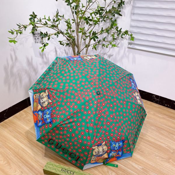designer,replica,clothing,fake,1:1,lv,luxury,high quality Gucci counter summer new automatic folding umbrella