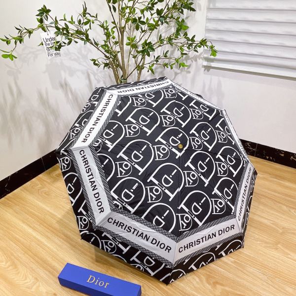designer,replica,clothing,fake,1:1,lv,luxury,high quality Dior counter summer new automatic folding sunny umbrella