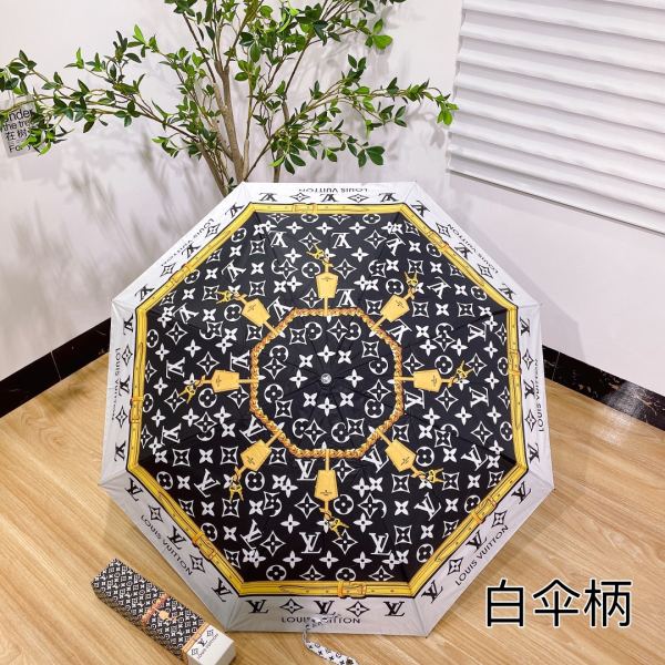 designer,replica,clothing,fake,1:1,lv,luxury,high quality L* counter summer new automatic folding umbrella