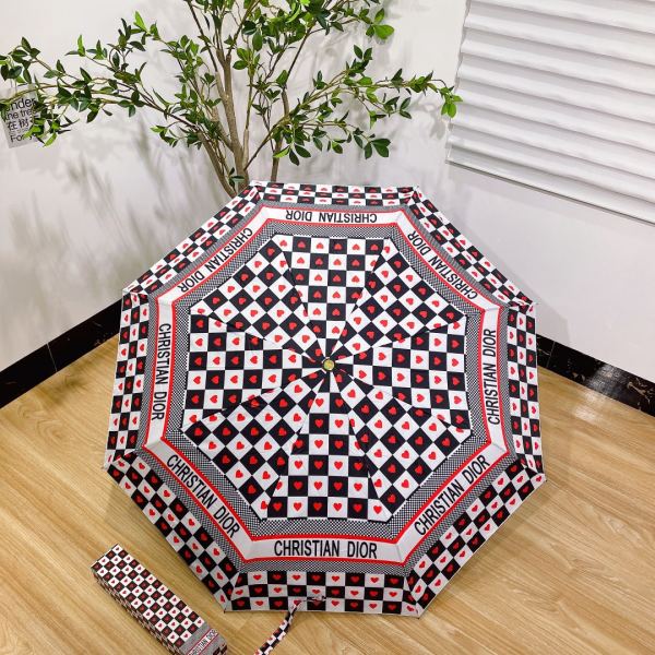 designer,replica,clothing,fake,1:1,lv,luxury,high quality Dior counter summer new automatic folding sunny umbrella
