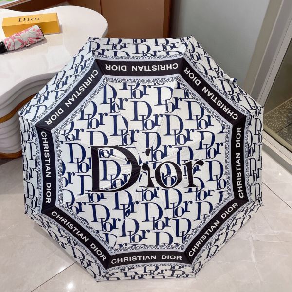 designer,replica,clothing,fake,1:1,lv,luxury,high quality Dior counter summer new automatic folding sunny umbrella