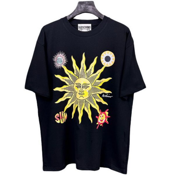 designer,replica,clothing,fake,1:1,lv,luxury,high quality 23/MOSCHINO men’s new luxury round neck short-sleeved T-shirt