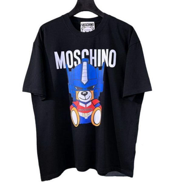 designer,replica,clothing,fake,1:1,lv,luxury,high quality 23/MOSCHINO men’s new luxury round neck short-sleeved T-shirt