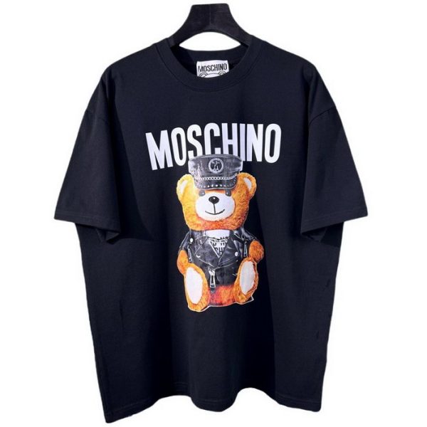 designer,replica,clothing,fake,1:1,lv,luxury,high quality 23/MOSCHINO men’s new luxury round neck short-sleeved T-shirt
