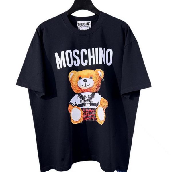 designer,replica,clothing,fake,1:1,lv,luxury,high quality 23/MOSCHINO men’s new luxury round neck short-sleeved T-shirt